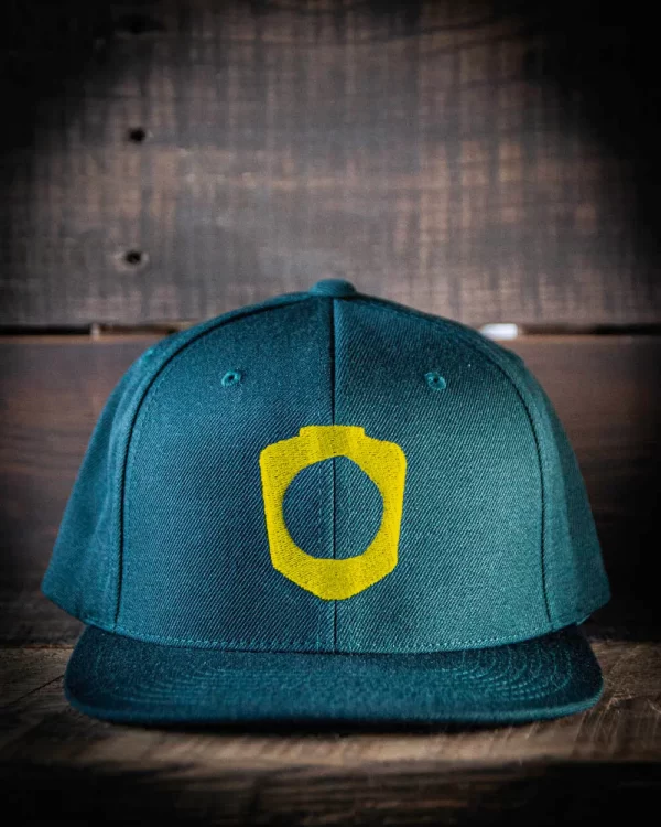 hOme Plate Baseball Hat - Gold